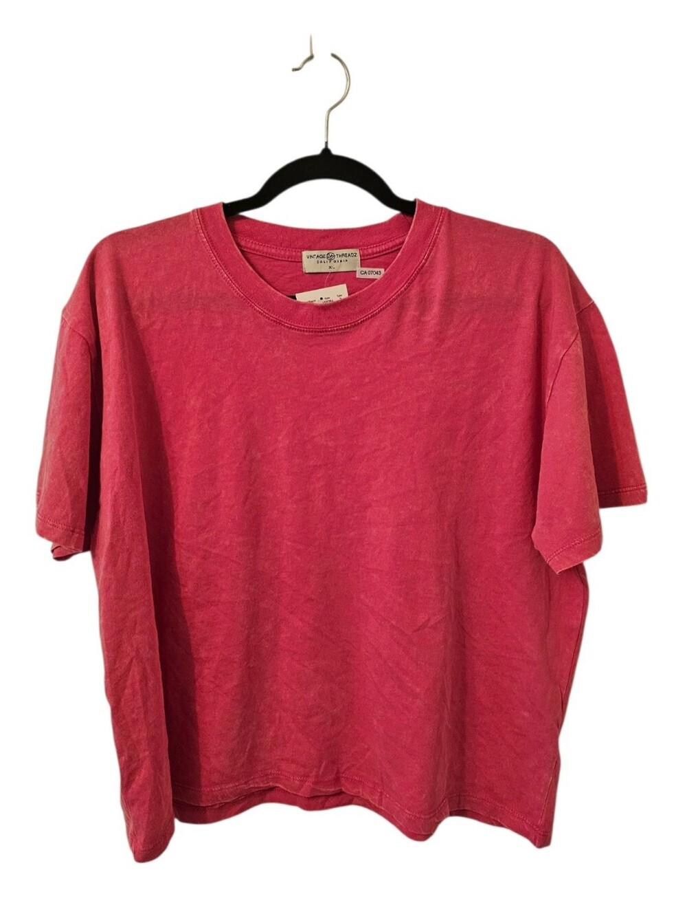 Pink Vintage Threadz Women's Crop T-Shirt